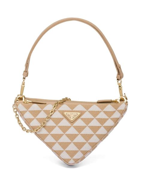 triangle logo prada|designer bag with triangle logo.